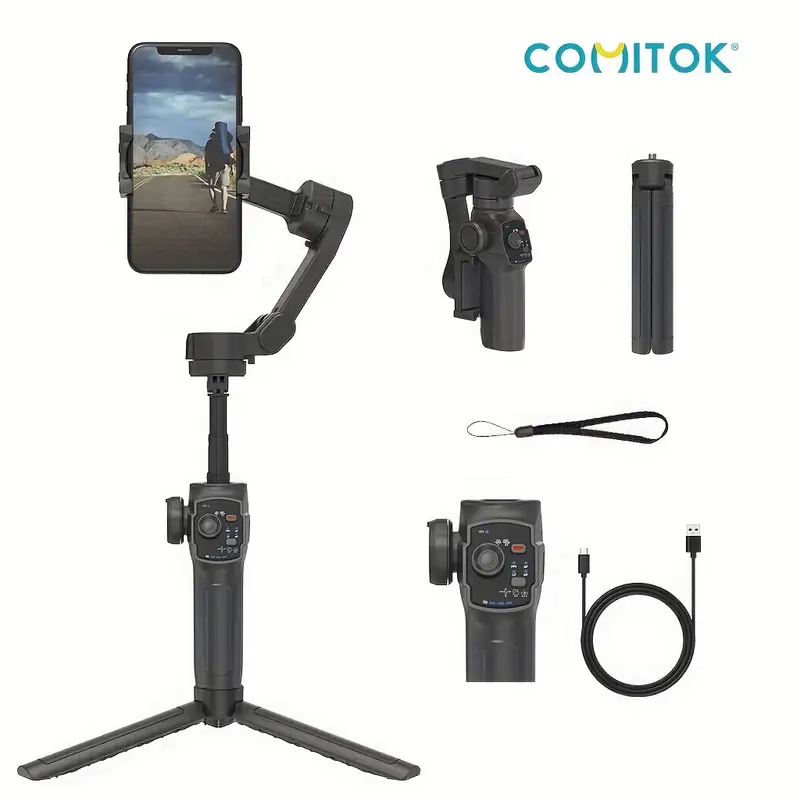 L9 Upgrade Handheld Portable Phone Gimbal Camera - Image 4