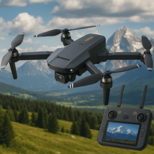 WBRC W9 Drone – GPS Tracking, Foldable Design, Long Range